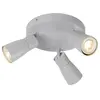 Image de Applique Et Plafonnier Puri 2.0 Dome Rond Triple 6w Gu10 Gris - Slv - 1008343
