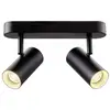 Image de Applique Et Plafonnier Noblo® Double Rond 3000 K 12w Phase 32° Noir - Slv - 1008713