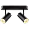 Image de Applique Et Plafonnier Noblo® Double Rond 2000-3000 K 15w Phase 36c Noir - Slv - 1008707