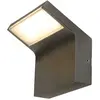 Image de Applique Murale Ordi Ii Extérieur Carré 2200/3000 K Ip65 Noir Bord De Mer - Slv - 1008721
