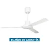 Image de Ventilateur de plafond Vortice 61750 NORDIK EVOLUTION 90 cm gris clair