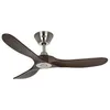 Image de Ventilateur de Plafond Eco Genuino 122cm Chromé Noyer - CASAFAN -