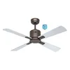 Image de Ventilateur de plafond avec WiFi CasaFan 949141W ECO NEO III 103 cm moteur bronze/ pales réversibles argent et wengé