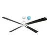 Image de Ventilateur de plafond avec WiFi CasaFan ECO NEO III 180 cm 943411W moteur blanc / pales réversibles wengé et argent