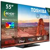 Image de TV QLED - Toshiba - 55QV3463DG - 4K UHD - Smart TV - Noir