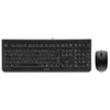 Image de Ensemble clavier et souris filaire - CHERRY - DC 2000 - Technologie Cherry LPK - Couleur principale: Noir