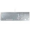 Image de Clavier CHERRY KC 6000 SLIM - Avec fil - USB - QWERTZ - Argent