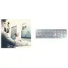 Image de Clavier Cherry Kc 6000 Slim Aluminium Argent 440x130x15 Mm Cherry