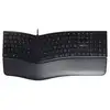 Image de Clavier Filaire Ergonomique Azerty 109 Touches Noir Repose-poignets 456x217x43 Mm Cherry