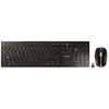 Image de Clavier Et Souris Sans Fil Rechargeable Dw 9100 Slim Plaque Métallique Noir 440x130x15 Mm Cherry