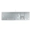 Image de CHERRY KC 6000 SLIM - clavier - AZERTY - Francais - argent Peripherique d'entree