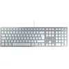 Image de CHERRY KC 6000 SLIM - Clavier - USB-C - AZERTY - Français - commutateur : CHERRY SX - argent en occasion ou reconditionné