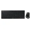 Image de CHERRY STREAM DESKTOP COMFORT - ensemble clavier et souris - 100 full size - AZERTY - Francais - gris noir Peripherique d'entree