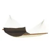Image de La Siesta Kingsize Hamac Suspendu 2 Personne(s) Polyester, Polypropylène (pp) Marron, Blanc