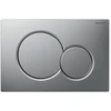 Image de Plaque De Déclenchement Pour Rinçage Double Touche Sigma01 Up320 Up720 Chromé Mat Geberit 115.770.jq.5
