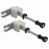 Image de Fixations murales - Duofix - Lot de 2 - Galvanisé - Réglable 13-20 cm - Supports emboîtables