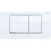 Image de Plaque de commande - Geberit - Twinline - Rinçage à 2 quantités - 35 x 20 x 5 cm - Blanc