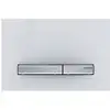 Image de Geberit 115.788.11.2 Pièce De Remplacement De Chasse D’eau Plaque De Rinçage Blanc, Chrome