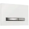 Image de Plaque de commande Geberit Sigma50 rinçage double touche blanche et chrome
