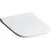 Image de Abattant WC - GEBERIT - Smyle - Carré - Softclose - Topfix Blanc 500237011