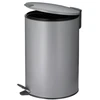 Image de Poubelle 12l Mats 38cm Metal*gris Clair*n Kela - 10640
