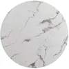 Image de Plateau de table - KARE - Schickeria - Effet marbre blanc - Diamètre 110cm - Design contemporain