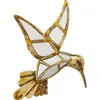 Image de Déco murale miroir - KARE - Colibri - Doré - Asymétrique - Intérieur