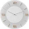 Image de Horloge murale Leonardo blanche et dorée - KARE - Rond - Contemporain - Design