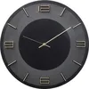 Image de Horloge murale - KARE - Leonardo - Noir et doré - 49 cm x 5 cm x 49 cm
