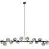 Image de Suspension - KARE - Scala Balls - 150cm - Noir - LED G9 - 14 ampoules max 9W