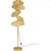 Image de lampadaire feuilles de ginkgo 160cm dorées
