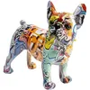 Image de Statue chien debout tague GRAFITTI BULLDOG 24cm - Objets décoratifs - Polyrésine - Intérieur