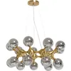 Image de Suspension Atomic Balls 18 dorée Kare Design