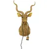 Image de Applique murale antilope dorée Kare Design