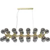 Image de Suspension - KARE - Atomic Balls 28 - Acier doré - Verre réfléchissant - Design contemporain