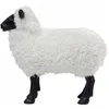 Image de Figurine décorative - LE MOUTON - Mouton blanc - 48 cm - Polyester - Design contemporain