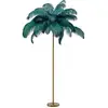 Image de lampadaire plumes 165cm vert