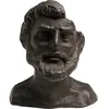 Image de Objet décoratif - KARE - Déco homme barbu - Anthracite - 11 cm - Design contemporain