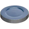 Image de Assiettes Muse bleues 20cm set de 4 Kare Design
