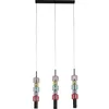 Image de Suspension - KARE - Candy Bar - Verre teinté - 3 ampoules - Hauteur réglable 61-210 cm