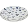 Image de assiettes cuori 28cm set de 4