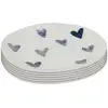 Image de assiettes cuori 22cm set de 6