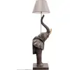 Image de lampadaire animal éléphant 154cm