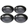 Image de assiettes creuses kassandra noires 23cm set de 4