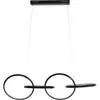 Image de suspension galaxy led 155cm noire