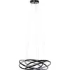 Image de suspension saturn led noire