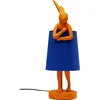Image de Lampe de table - Kare Design - Lapin - Orange et bleue - 50 cm - Design enfantin