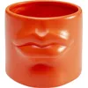 Image de Vase lèvres 12cm orange Kare Design