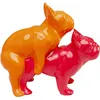 Image de Déco Love Dogs orange et rouge Kare Design