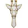 Image de déco murale miroir girafe